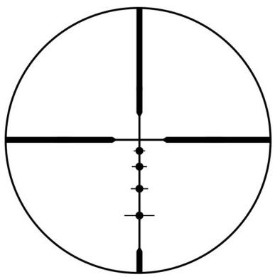 retícula DOA QBR visor Bushnell R3 4-12x40