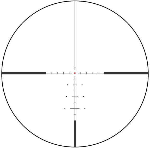 retícula VECON-CDM del visor vector optics