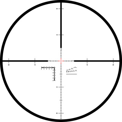 Retícula visor KAHLES K318i - 3.5-18x50 CCW