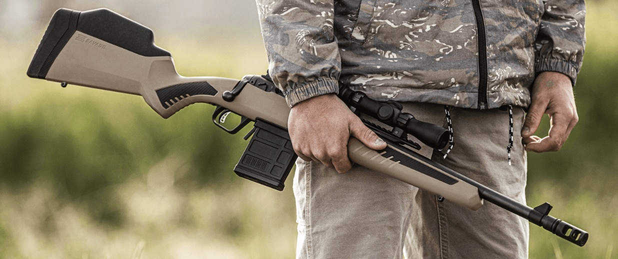 rifle de caza Savage 110 Scout en calibre 308 win