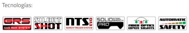 Tecnologias carabina norica spider grs carbon