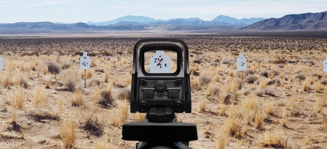 visor holografico para rifle y carabina
