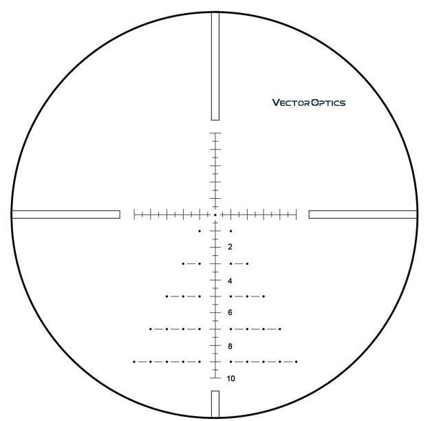 visor vector optics paragon 3-15x50 con retícula VPA-2