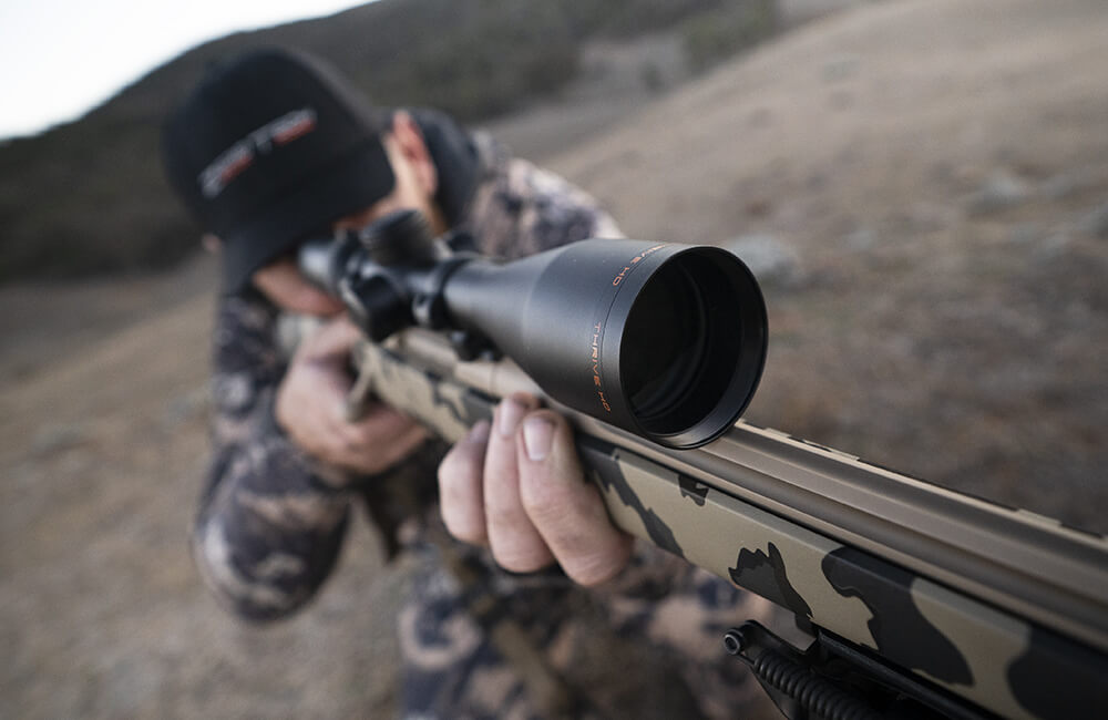 Cazador utilizando visor Zerotech